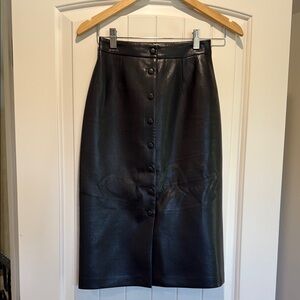Wilfred Black Midi Pencil Skirt for Work